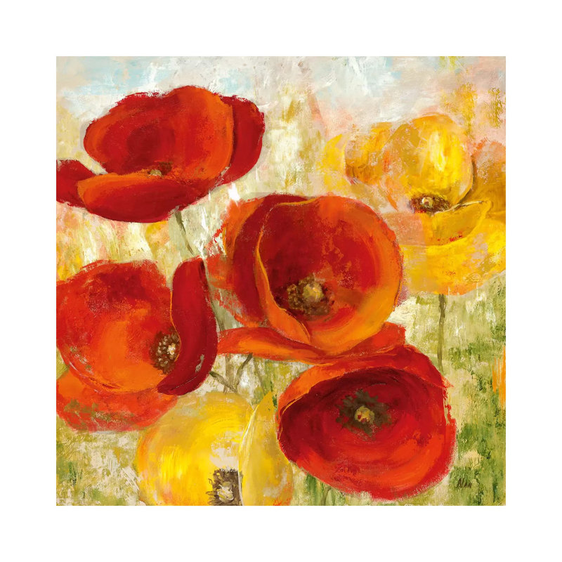 Flourishing Meadow I by Nan - Wrapped Canvas Gallery-Wrapped Canvas Giclée, 66.04 cm H x 66.04 cm W x 3.175 cm D