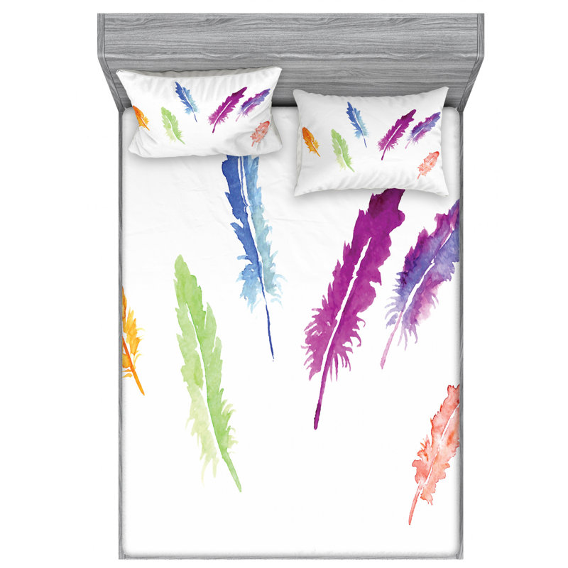 Microfiber Sheet Set, Full Sheet Set with Fitted Sheet