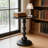 French Modern Minimalist Iron Round End Table