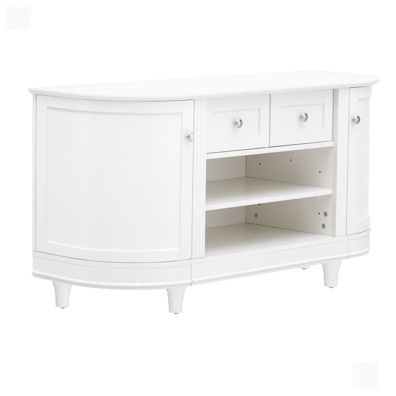 Buffet 48,83 po Krishawn, Blanc