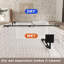 Frameless Shower Door with Clear Tempered Glass and Stainless Handle-113915406