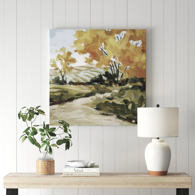 Parcours de pâture - Imprimé, H 40 po x l 40 po x P 1,5 po, Toile tendue