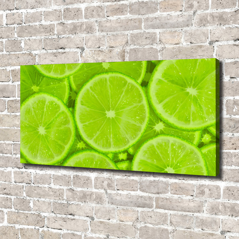 Limes 1 Piece Wrapped Canvas Wall Art