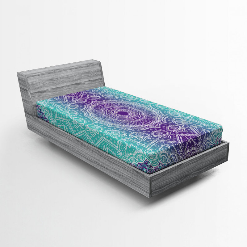 Microfiber Fitted Sheet, Twin XL Fitted Sheet, Purple