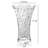Lorren Home Trends 9" Tall Scalloped Flower Vase for Home Décor