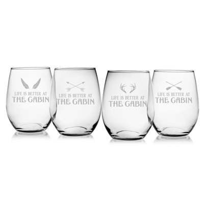 Fort Calhoun 21oz. Wine Glass Set