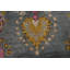 Tapis de couleur persane délavé délavé à la main Mashad 6 x 9