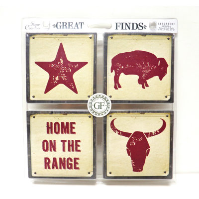 Sous-verres en pierre avec dossier en liège naturel Home On The Range