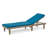 Moulton Outdoor Acacia Wood Chaise Lounge , Cushion Included-1236140149