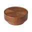 Table d'appoint en bois avec rangement rabattable