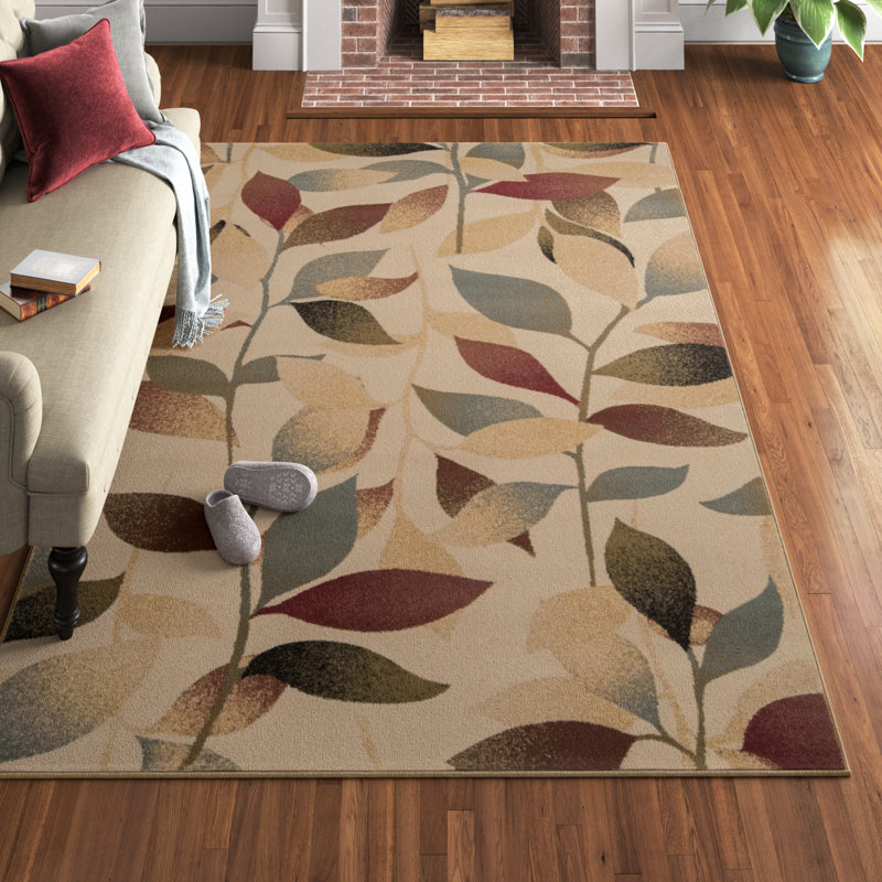 Feagin Floral Indoor Rug, Rectangle 6'6" x 9'8"