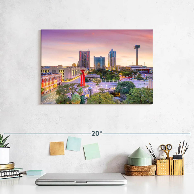 Tergel San Antonio Texas, 8" H x 12" W
