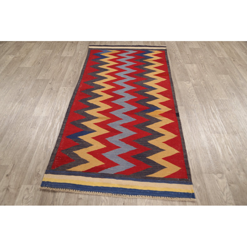 Wool Chevron Indoor Rug