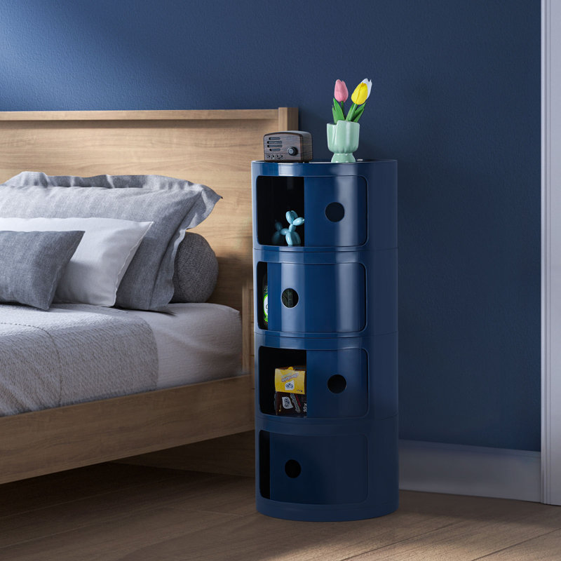Pietsch 12.5'' W Nightstand, Navy Blue