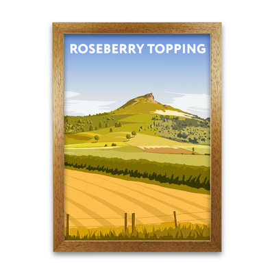 Roseberry Topping North Yorkshire 1 Piece Single Picture Frame Wall Art