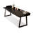 Black Rectangular Solid Wood writing desk-118312022-118312033