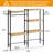 Laundry Room Organization and Storage,5 Tier Wood Over The Washer and Dryer Storage Shelf with Drying Clothes Racks,Space Saver Heavy Duty Bathroom Laundry Shelf for Home Storage and Decor-115356130-115356132