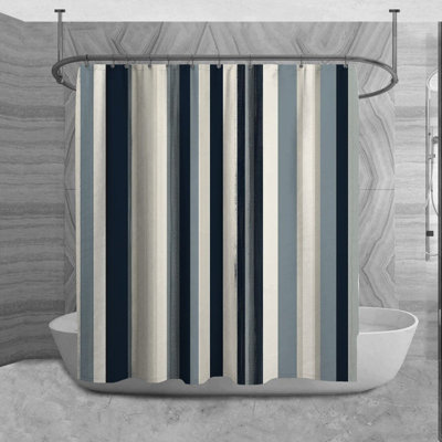 Kimeka Microfiber Shower Curtain