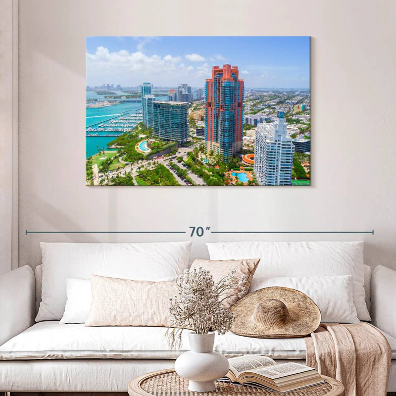 Gratte-ciel de Sirci South Beach, H 30 po x l 45 po