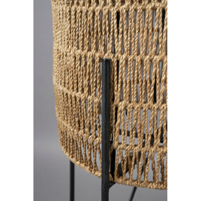 Lampe sur pied à colonne 37 "Kari, Brun