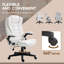 Fauteuil de bureau vibrant HOMcom-370732269-370732277