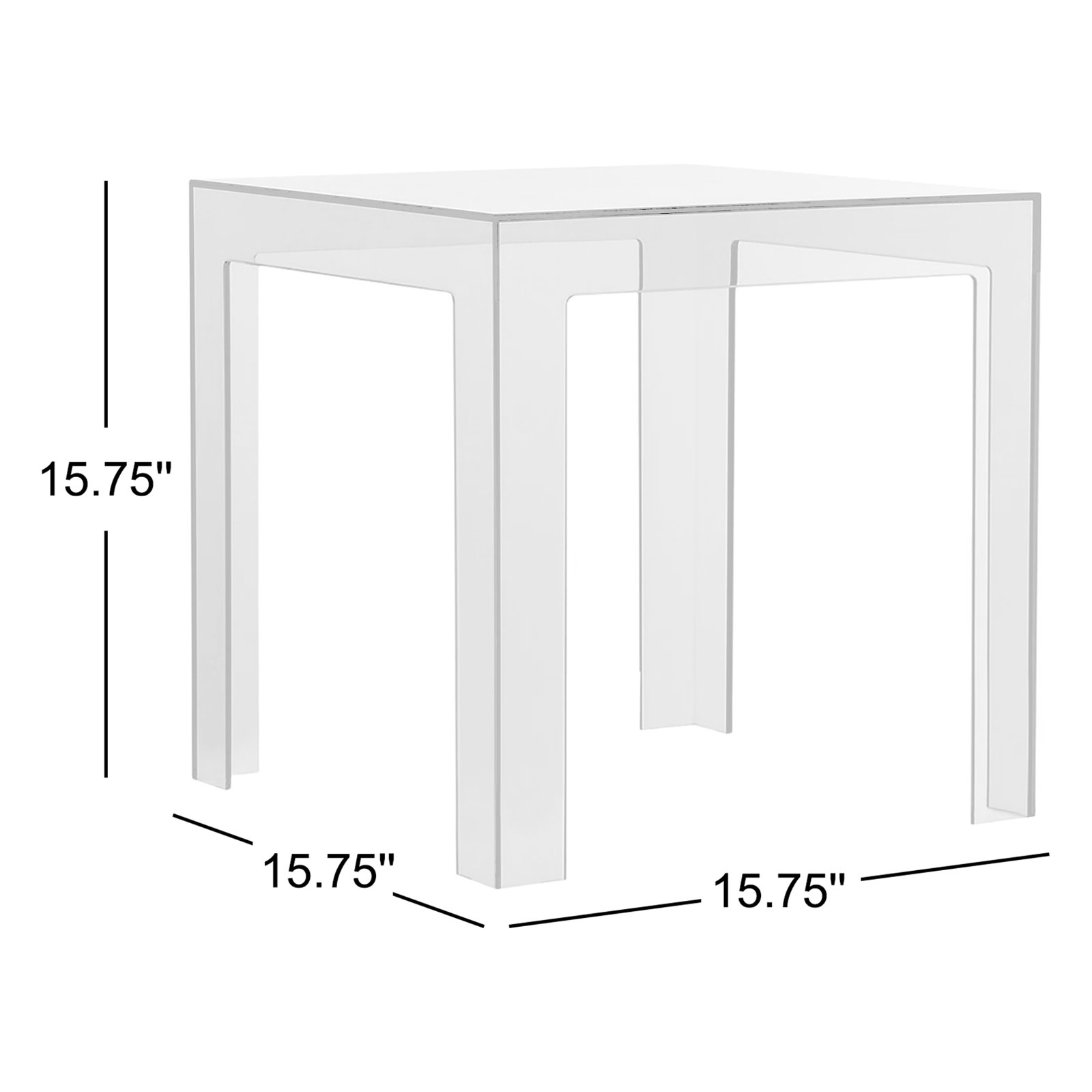 Jolly Coffee Table, Pale Smoke Gray