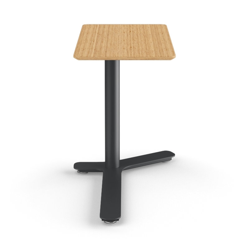 Float Mini Desk, Bamboo/Carbon Black