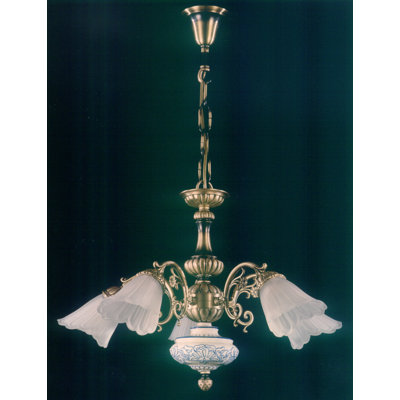 Degeorge 5 - Light Shaded Chandelier