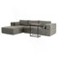 Canapé modulaire Boneless avec table d'appoint en L pour salon-2056989363