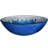 Novatto 16.5'' Blue/Silver Glass Circular Bathroom Sink-95973716