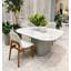 Fiona Organic Dining Table with Marble top