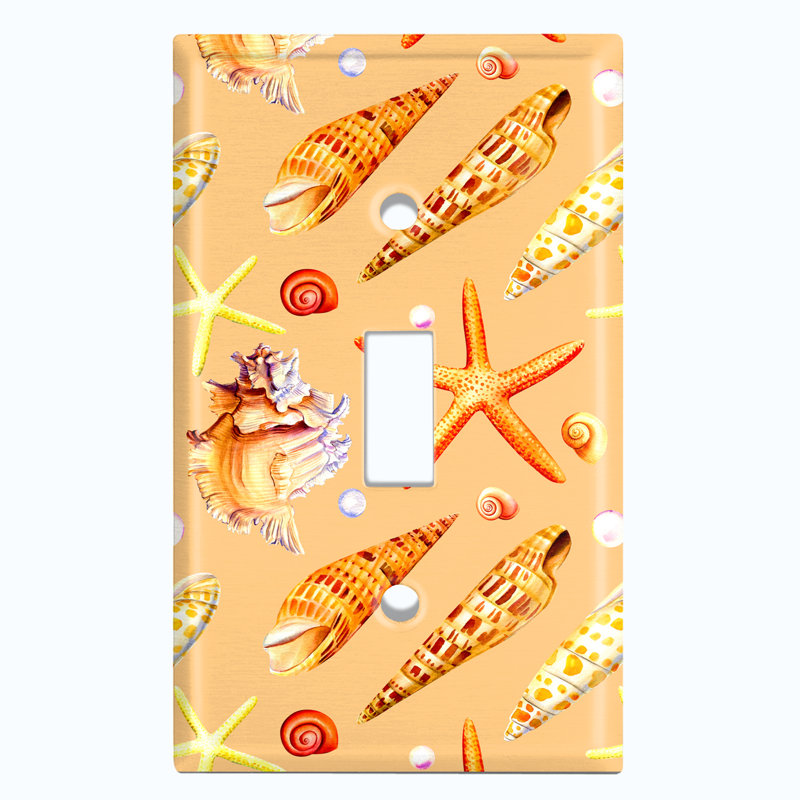 Nautical & Beach Themed 1 - Gang Toggle Light Switch Standard Wall Plate