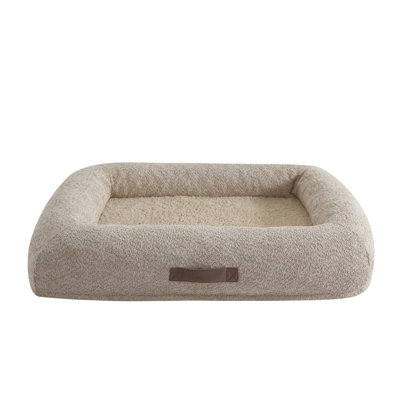 Arlee Home & Pet Bumper Box Memory Foam Pet Bed