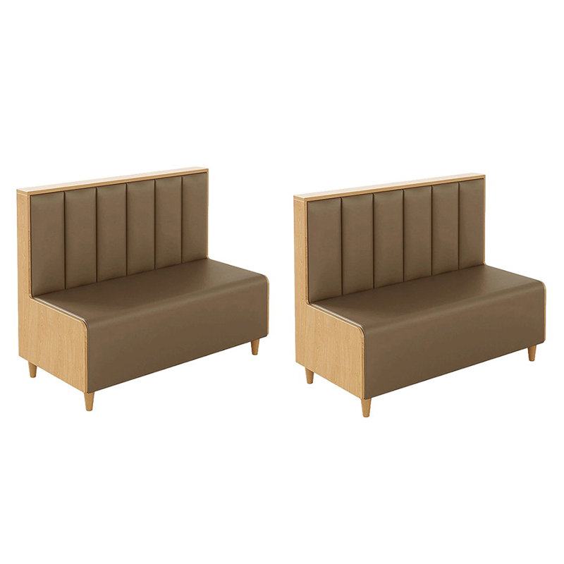 Banc tapissier en similicuir restaurant Cafe