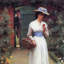 Lady In A Garden Print by Edmund Blair Leighton-1591839510