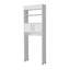 Étagère de rangement pour salle de bain 2 portes Bisbee, blanc