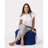 Stylish Garden Pouffe, 17.7 x 17.7 x 17.7 inches | 100% Original Bead Styrofoam Filling, 100% Waterproof Polyester Fabric | Hidden Zipper System | Modern Blue Design for Outdoor Entertainment & Relaxation-254448369