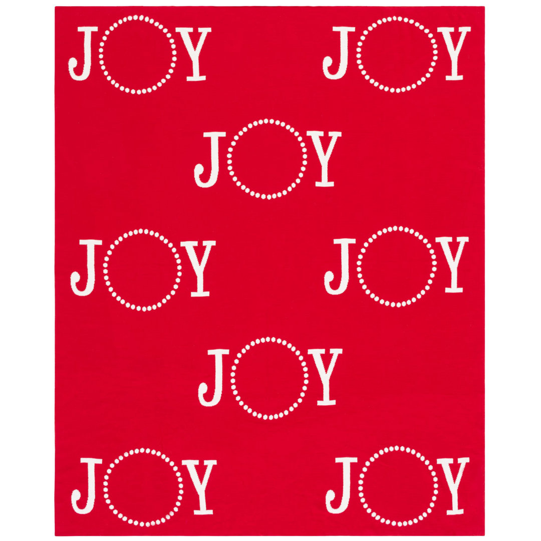  Joy to The World 100% Cottton Throw Safavieh
