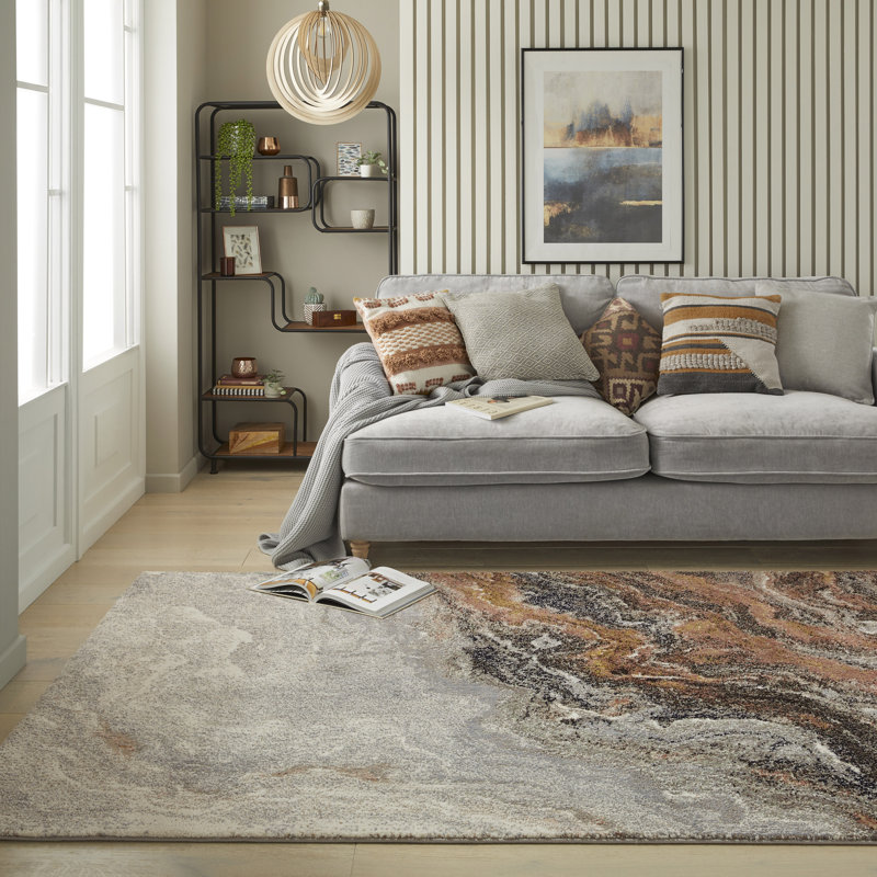 Amara Abstract Area Rug, Rectangle 80 x 150cm