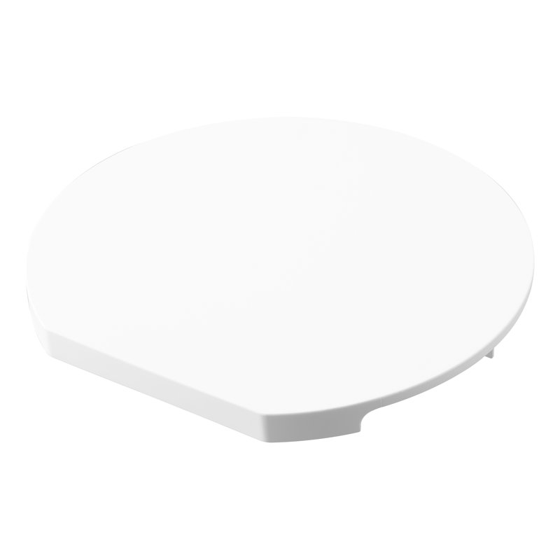 White Round Magnetic Polypropylene Cutting Board