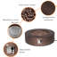 Borgia Concrete Propane Fire Pit Table-1951860641