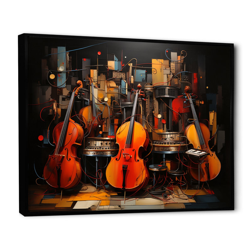 «Margeir Sunlit Symphony III», reproduction sur toile, H 12 po x l 20 po x P 1 po, Cadre flottant noir