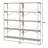 Farragut Faux Wood & Metal 5-Tier Bookshelf-27115504