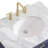 Hermes 30'' Single Bathroom Vanity with Marble Top-93066332