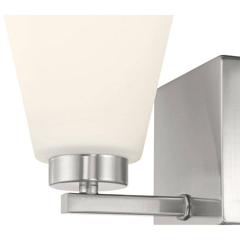 Applique murale 1 lumière 6,75 po Strayhan, Nickel