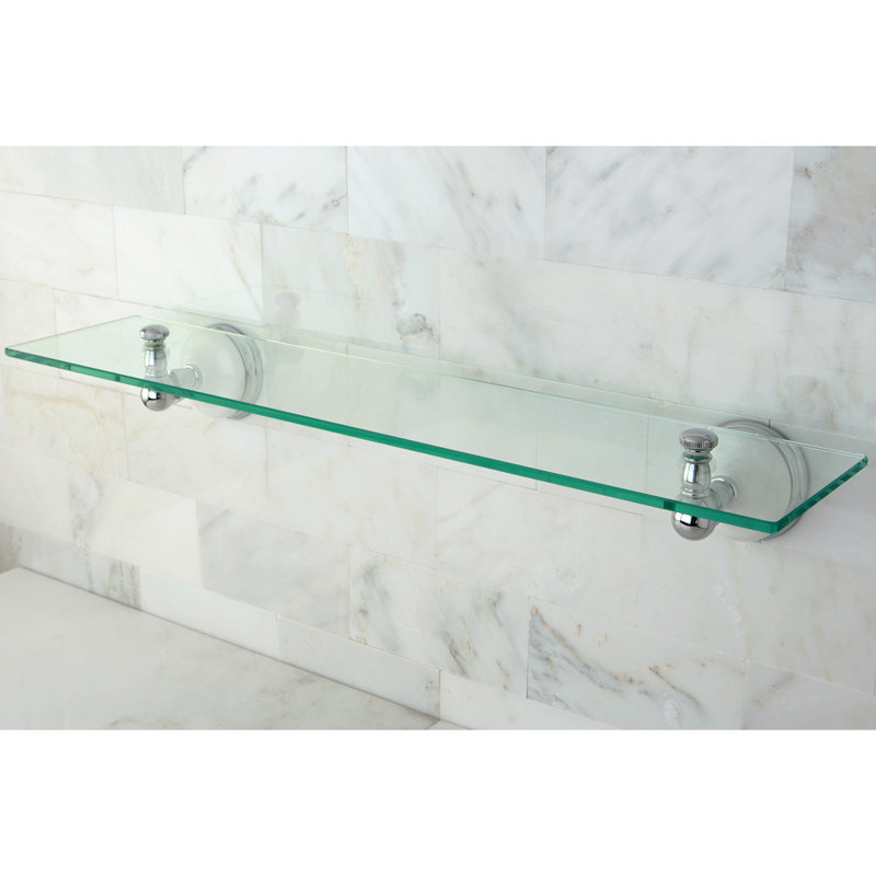 Victorian Wall Shelf, Polished Chrome