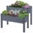 Outsunny 34"X34"X28" Raised Garden Bed