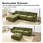 Canapé modulaire rembourré 3 personnes Modern Chenille-178368394