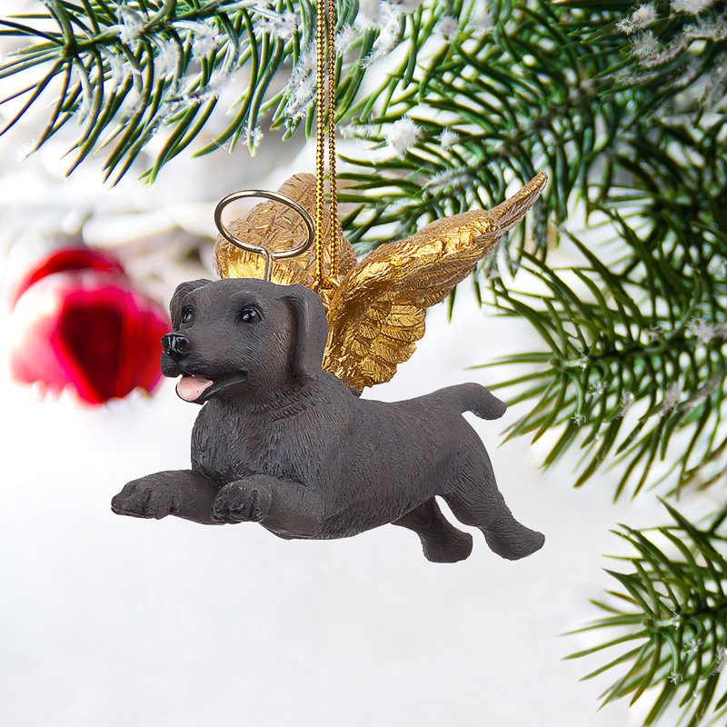 Weimaraner Dog Angel Holiday Ornament