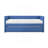 1Pc Daybed With Trundle Blue Fabric Upholstery Wooden Frame Modern Home Furniture-1191839330
